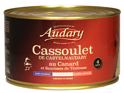 Cassoulet de Castelnaudary . Canard . 4 parts . 1.5kg - ref. : 102721